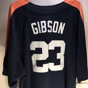 Detroit Tigers Kirk Gibson Cooperstown Collection  Button-Up Jersey XXL